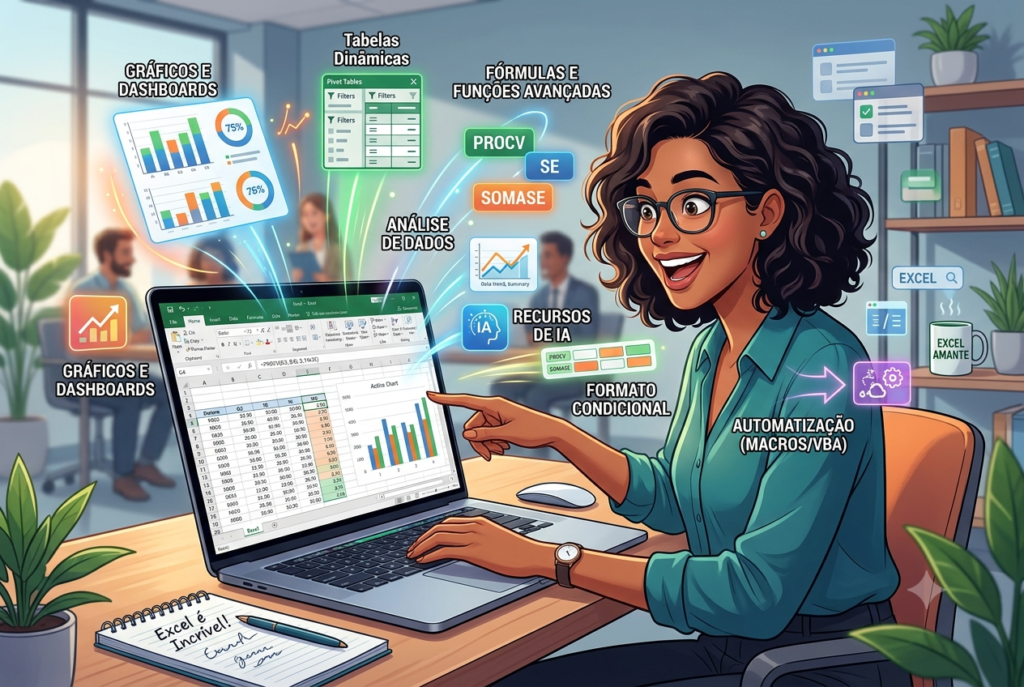 Excel e suas principais funcionalidades