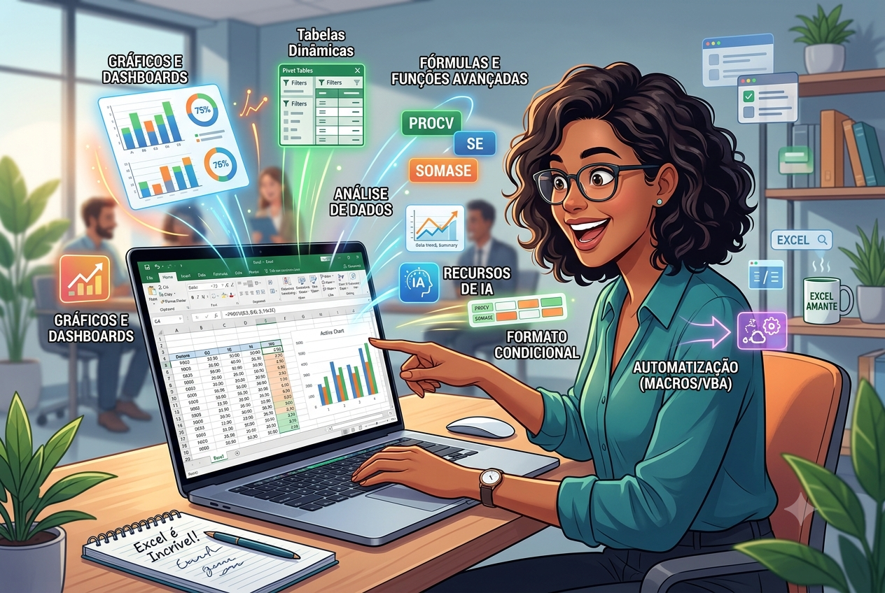 Excel e suas principais funcionalidades